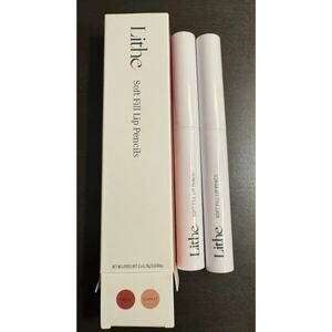 Lithe soft fill lip pencils dusk and scarlet NIB